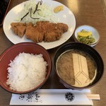 Yamashiro ya - ロースカツ定食です。（2022年４月）