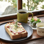 CAFE MORRIS - トーストランチ( ベーコンチーズ )
