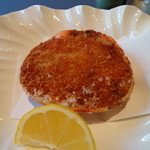 すずめのお宿 - 蟹甲羅揚げ