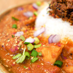 Curry&Spice HANAKO - 新ゴボウと長芋入り海老ビンダルー