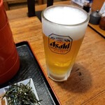 そば処楠喜 - 生ビール