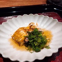 割烹 隆 - ⚫のどごろ九条葱  炒り酒