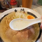 札幌ラーメン 大門 - 鶏しおラーメン④