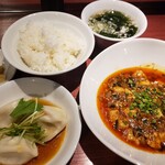 チャイニーズ タパス エニシ - 四川麻婆豆腐セット 1,000円