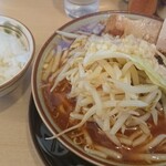 中山商店 - ニンニク醤油（小）＋小めし（無料）