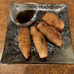 焼鳥 とり乃 - 鶏皮つつみ餃子 550円