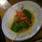 宇ち多゛ - 「おしんこに酢をかけて」と注文する