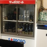 三倉食事処 - サッポロのケースの中（笑）
