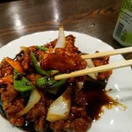 辣香坊 - 黒酢の餡と豚肉が美味しい