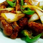 辣香坊 - 咕老肉(黒醋) 接写気味