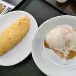 ANAホリデイ・イン - オムレツ、温泉卵