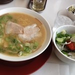 ラーメン横綱 - ラーメン小＋めんたいご飯