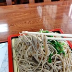 庄屋 - 蕎麦のアップ