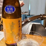 馳走 啐啄一十  - お酒②華鳩　純米酒　呉未希米八反錦(広島)
      米品種:広島県呉産八反錦100%、精米歩合60%