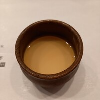 築地 すし Omakase - 蜆出汁とムール貝の茶碗蒸し