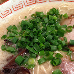 博多屋台 - 博多ラーメンこってり　もつめし　替玉　2013年2月