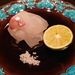 伯雲 - 鳴門の鯛のお造り