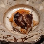 伯雲 - 室津のトリ貝の炙りと自家製唐墨