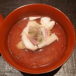 伯雲 - 青森県産鮎並の葛仕立のお椀