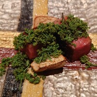 伯雲 - 仙台牛のヒレ肉の炭火焼と静岡県藤枝の筍と奈良吉野の花山椒