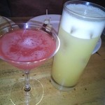 オリジナルカクテル両方美味しい