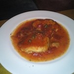 レトロバックページ - カレイのトマト煮