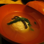 3品目の椀物は蟹のしんじょう