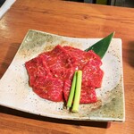 Shiriri Nyaki Kiyoya - うし焼き・イチボ。950円+税