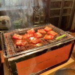 Shiriri Nyaki Kiyoya - ぶた焼き・豚バラ。750円+税