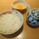 麪家ひばり - 卵かけごはん