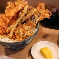 てんぷら石原 - エビ野菜天丼