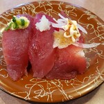 沖寿司 - カツオ3貫500円