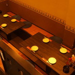食楽 - 足を伸ばして、ゆったりと掘りこたつ式