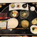 二人静 - 初めて訪れた時の朝食