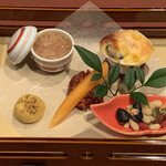 二人静 - 初めて訪れた時の夕食