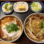 そば善 - 2022-4-21 カツ丼セットメ ￥1,100