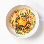 おいしいパスタ - 明太クリームカルボナーラ