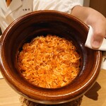 おにく 花柳 - サクラエビのご飯