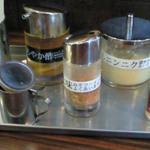 麺場 風雷房 - 調味料