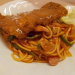 洋食いしだ - ナポリタンのアップ