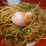 麺厨房 華燕 - よーく混ぜていただきます♪