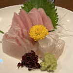 あ楽た - 刺身三点盛り