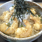 蕎麦 くつざわ - 小海老天おろし大盛り