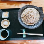 蕎麦正まつい - ざる蕎麦の辛味大根です