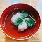 蕎麦正まつい - 蕎麦がきはしんじょタイプでした