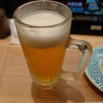 大起水産 回転寿司 - 生ビール