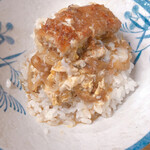 いっぴん定食 藤 - 最後はつゆだくカツ丼で〆