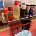 ラーメン もっけだの - 卓上アイテム