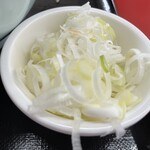 ラーメン もっけだの - アプリスクラッチC賞のネギ