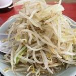 ラーメン もっけだの - 『海老塩ラーメンニンニクマシマシヤサイマシマシ』+追加ヤサイ